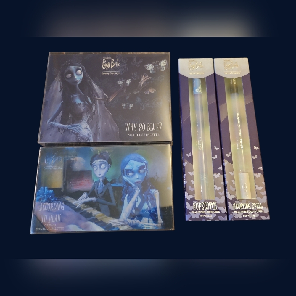New! Beauty Creations x Corpse Bride Makeup Collection